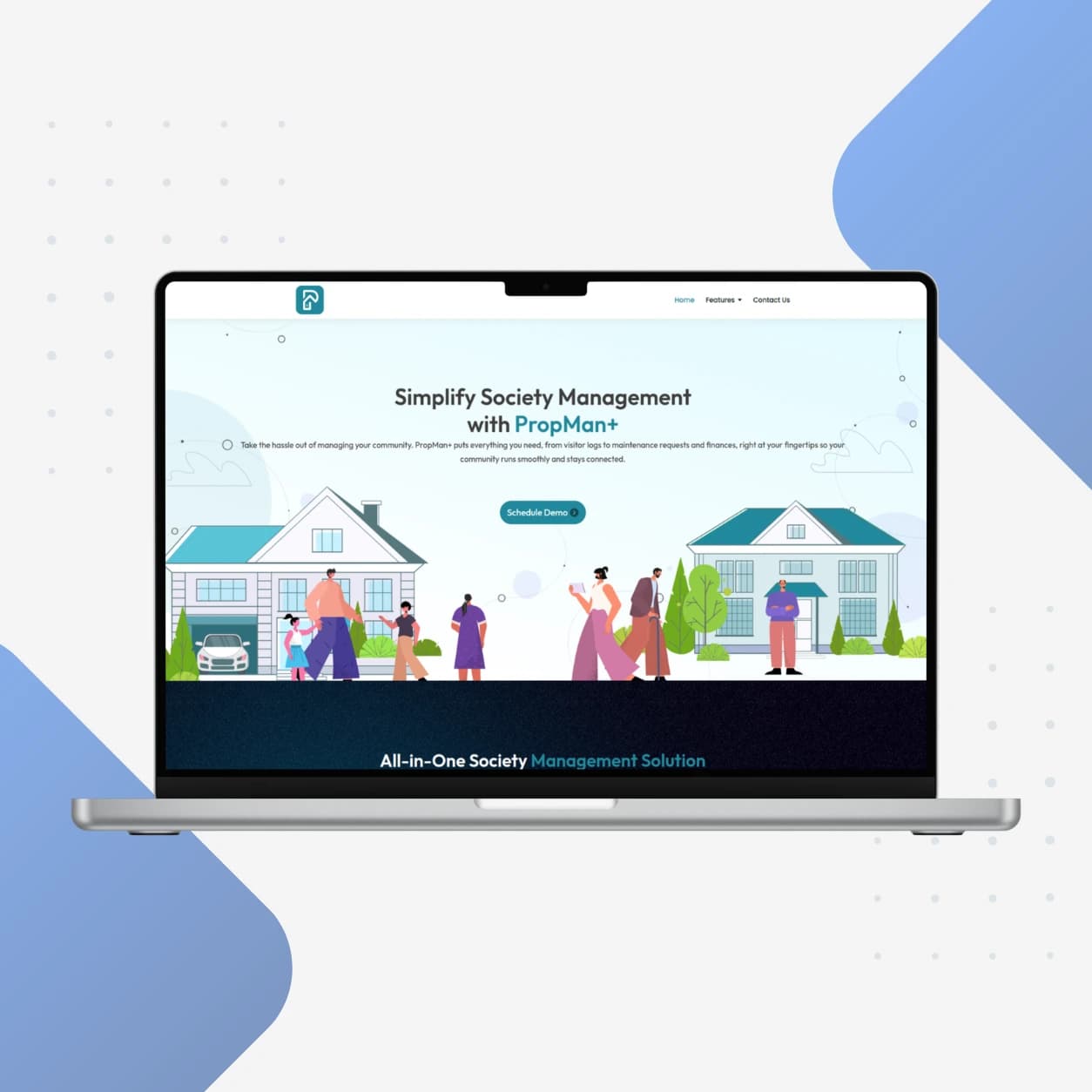 PropMan+ websites portfolio screenshot