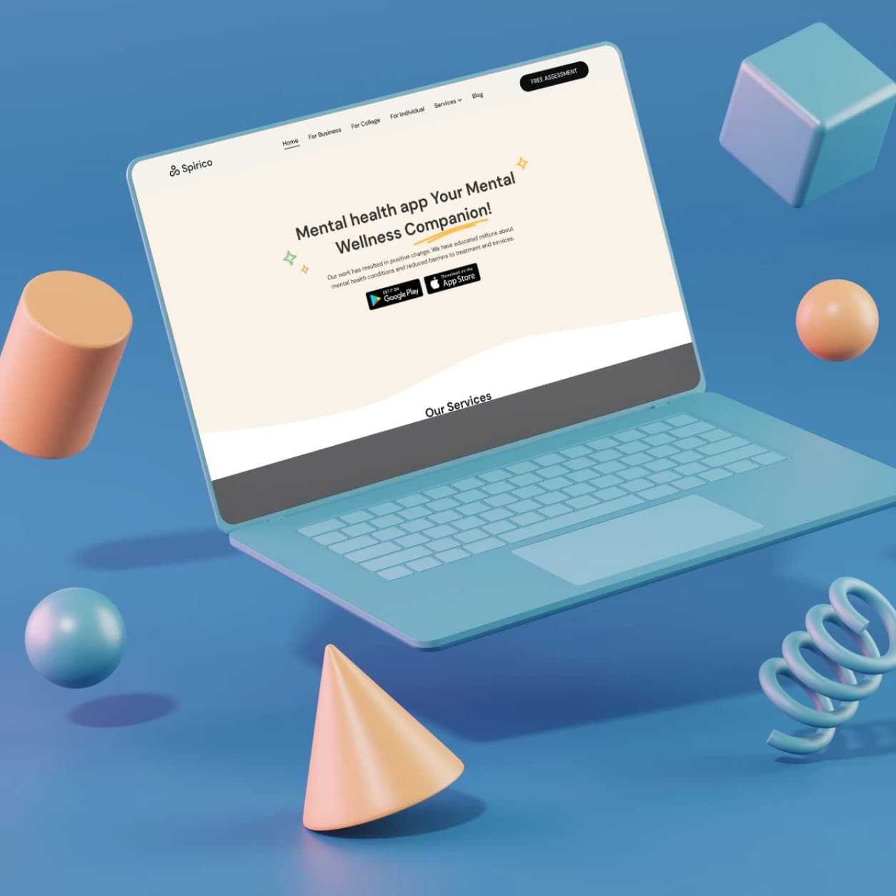 Spirico websites portfolio screenshot