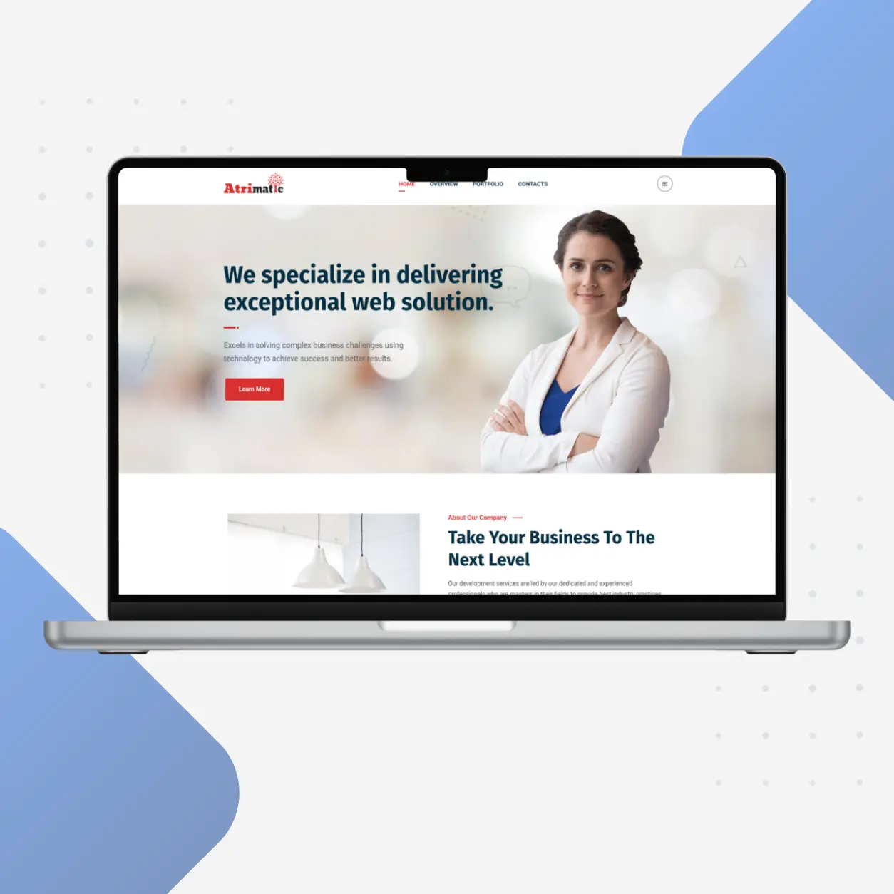 Atrimatic websites portfolio screenshot