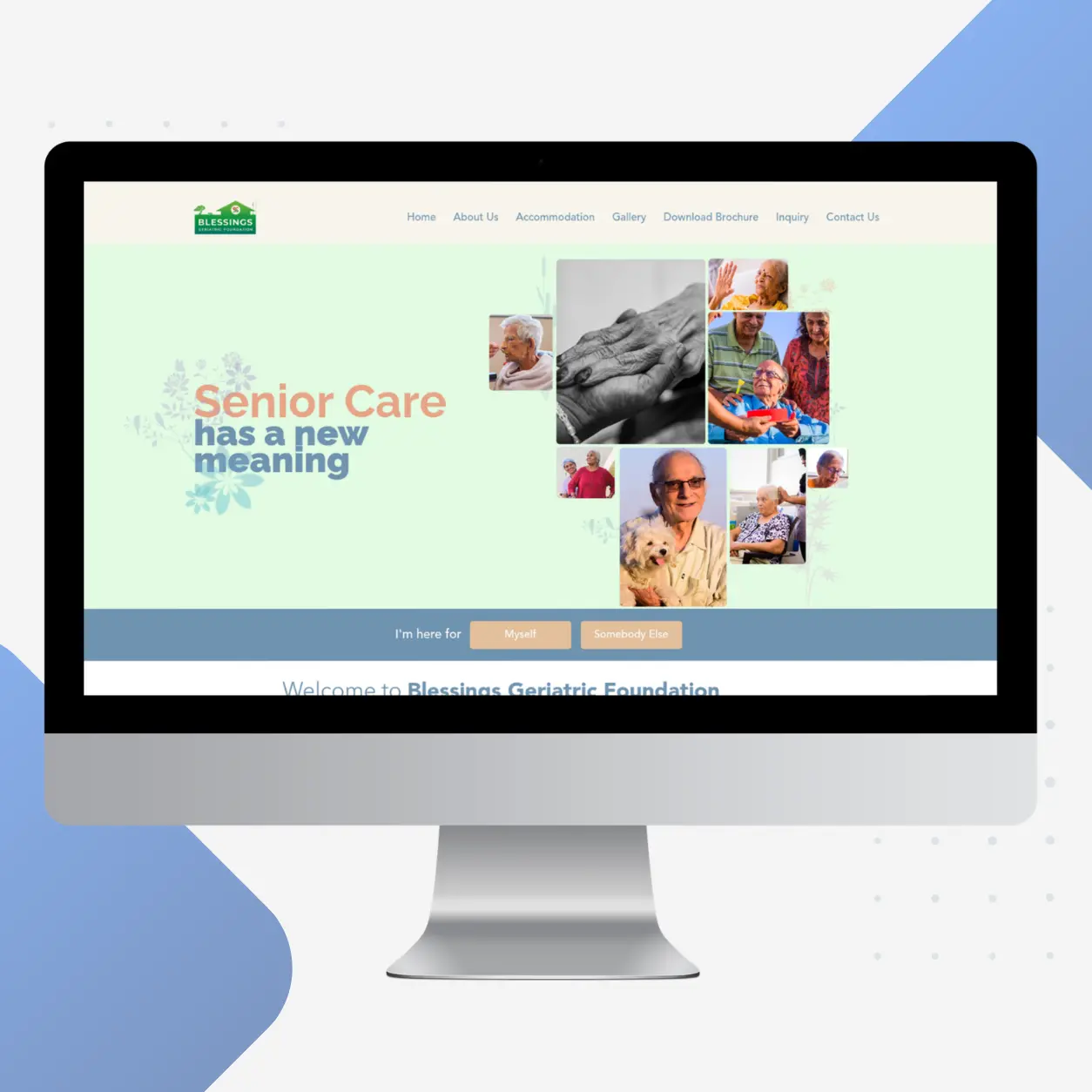 Blessing Homes websites portfolio screenshot