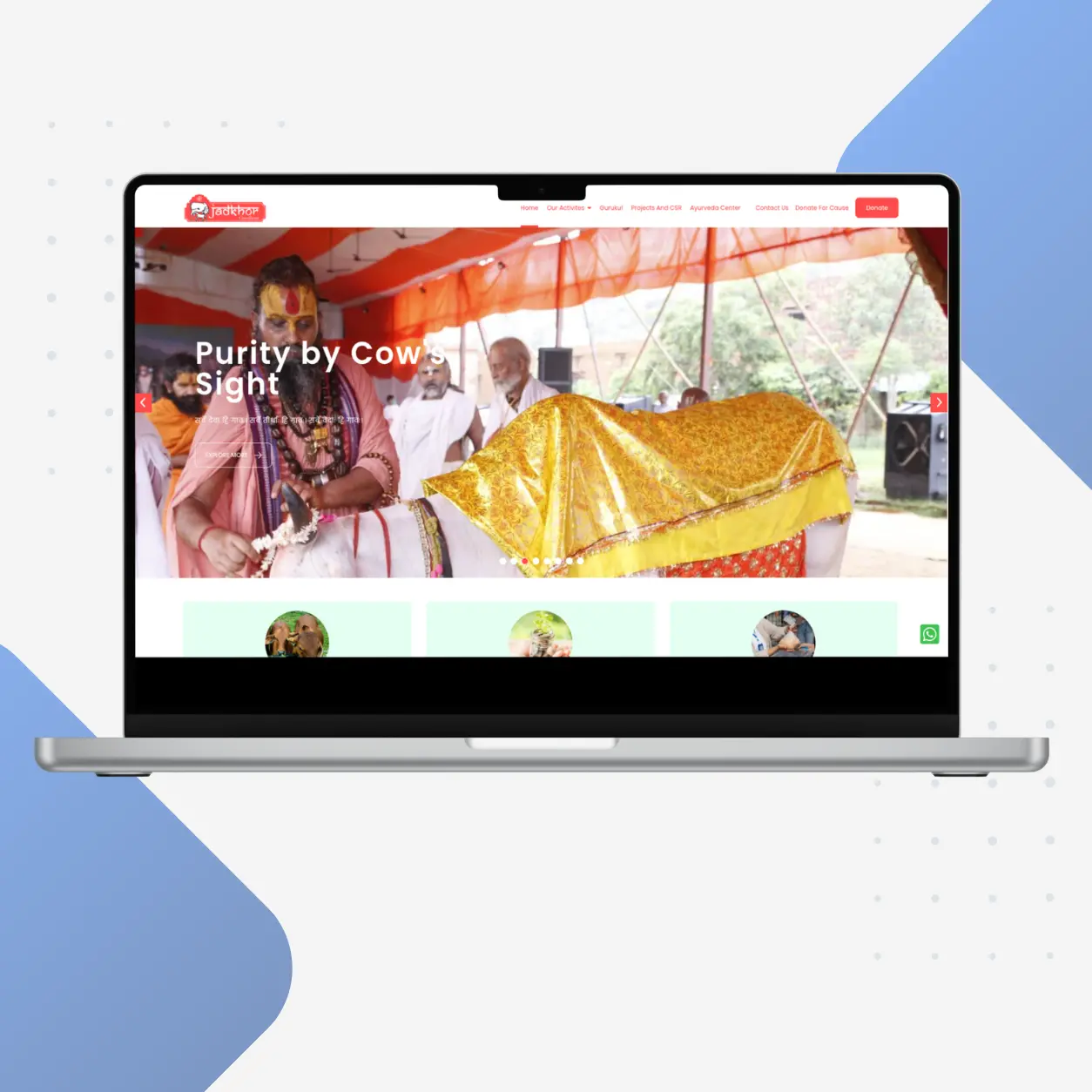 Jadkhor websites portfolio screenshot